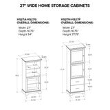 Howard Miller 27" Home Storage Cabinet HS27K