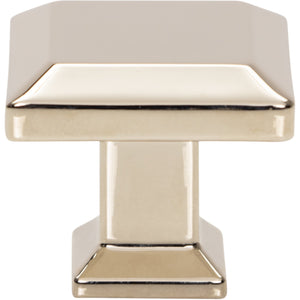 Atlas Homewares Sweetbriar Lane Square Knob 1 1/4 Inch Polished Nickel