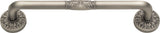 Atlas Homewares Hammered Medallion Pull 5 Inch (c-c) Pewter