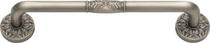 Atlas Homewares Hammered Medallion Pull 5 Inch (c-c) Pewter