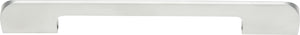 Atlas Homewares Round Thin Pull 6 5/16 Inch (c-c) Matte Chrome