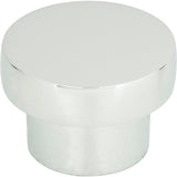 Atlas Homewares Chunky Round Knob Medium 1 7/16 Inch Polished Chrome