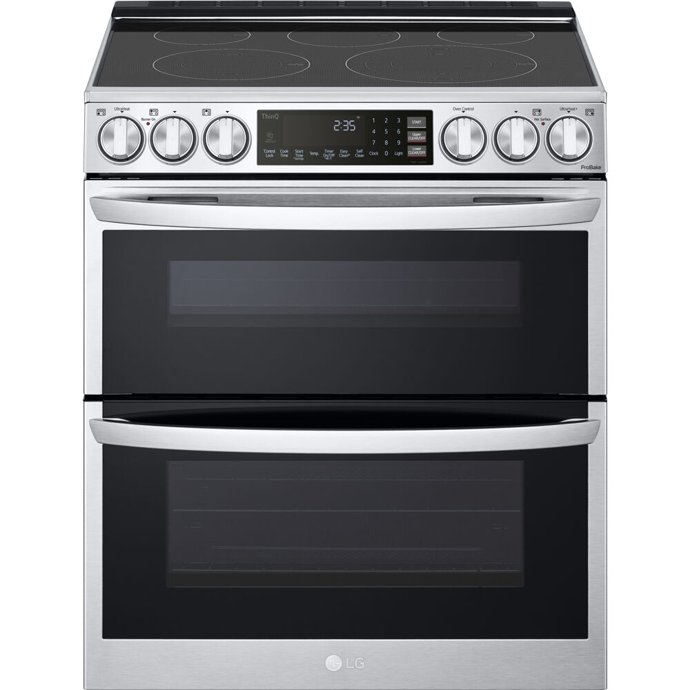 LG LTEL7337F 7.3 CF Smart Electric Double Oven Slide-In, ProBake, Convection, Air Fry