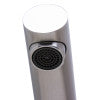 ALFI brand AB2025-BSS Solid Brushed Stainless Steel Pull Out Single Hole Kitchen Faucet