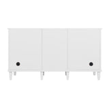 Lorelai 60" Double Vanity, Bright White, w/ 3 CM Siberian Silestone Top w/FreePower Wireless Charger
