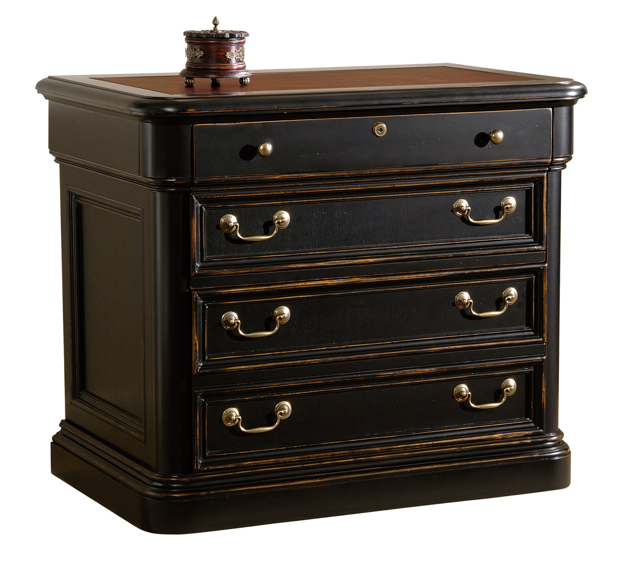 Hekman 79143 Louis Philippe 36in. x 22in. x 30in. Executive File Cabinet