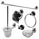 ALFI brand AB9513-PC Polished Chrome 6 Piece Matching Bathroom Accessory Set