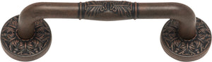 Atlas Homewares Hammered Medallion Pull 3 Inch (c-c) Rust