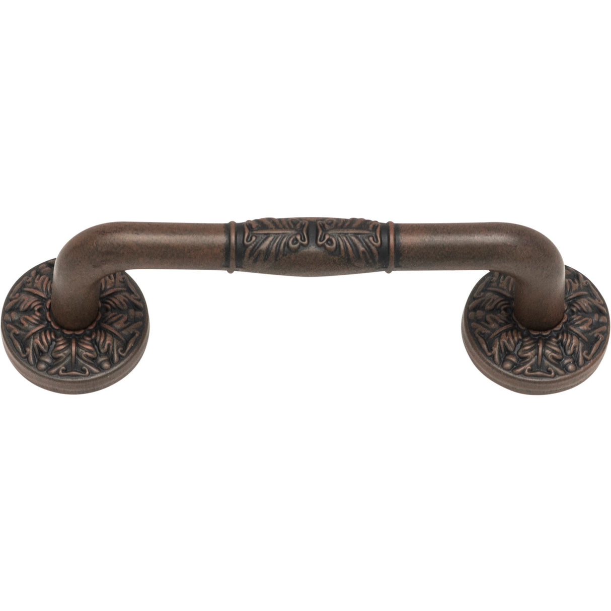 Atlas Homewares Hammered Medallion Pull 3 Inch (c-c) Rust