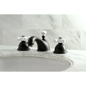 Kingston Brass KS3960PX 8 in. Widespread Bathroom Faucet, Matte Black