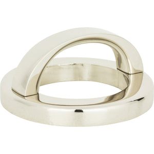 Atlas Homewares Tableau Round Base and Top 1 13/16 Inch (c-c) Polished Nickel