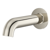 Modern Round Non-Diverting Tub Filler in Polished Nickel