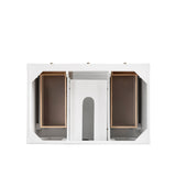 Breckenridge 36" Single Vanity, Bright White w/ 3 CM Parisien Bleu Top