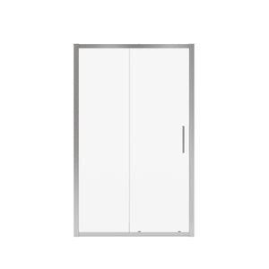 MAAX 135242-900-084-000 Connect 45-46 1/2 x 72 in. 6mm Sliding Shower Door for Alcove Installation with Clear glass in Chrome