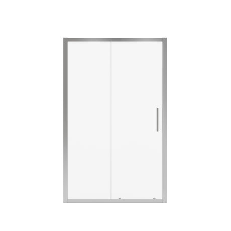 MAAX 135242-900-084-000 Connect 45-46 1/2 x 72 in. 6mm Sliding Shower Door for Alcove Installation with Clear glass in Chrome