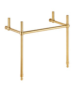 ANZZI CS-FRKD01BG Verona 34.5 in. Console Sink in Brushed Gold