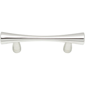Atlas Homewares Fluted Pull 2 1/2 Inch (c-c) Polished Stainless Steel