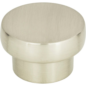 Atlas Homewares Chunky Round Knob Large 1 13/16 Inch Brushed Nickel