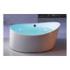 EAGO AM2130  66" Round Free Standing Acrylic Air Bubble Bathtub