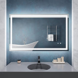 ANZZI BA-LMDFX022AL 30-in. x 48-in. Frameless LED Front/Back Light Bathroom Mirror w/Defogger