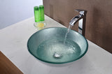 ANZZI LS-AZ055-R Series Deco-Glass Vessel Sink in Churning Silver