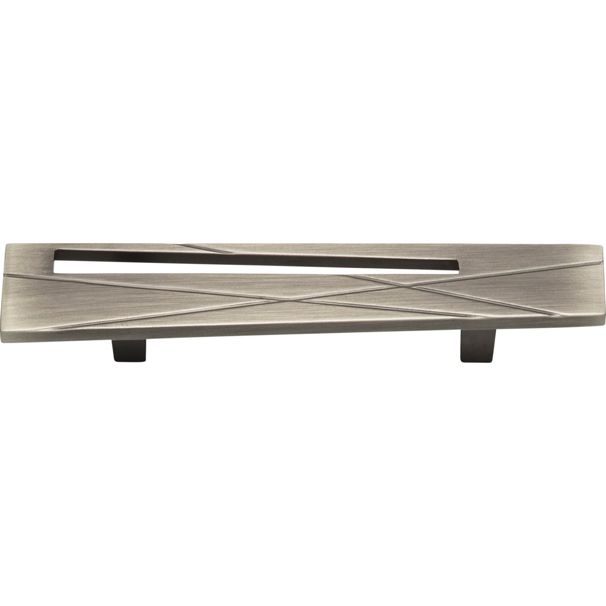 Atlas Homewares Modernist Left Pull 3 Inch (c-c) Brushed Nickel