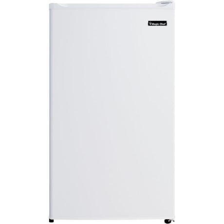 Magic Chef MCBR350W2 3.5 Cu Ft Refrigerator, Manual Defrost