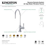Kingston Brass KSAG8191DL Concord Reverse Osmosis System Filtration Water Air Gap Faucet, Polished Chrome