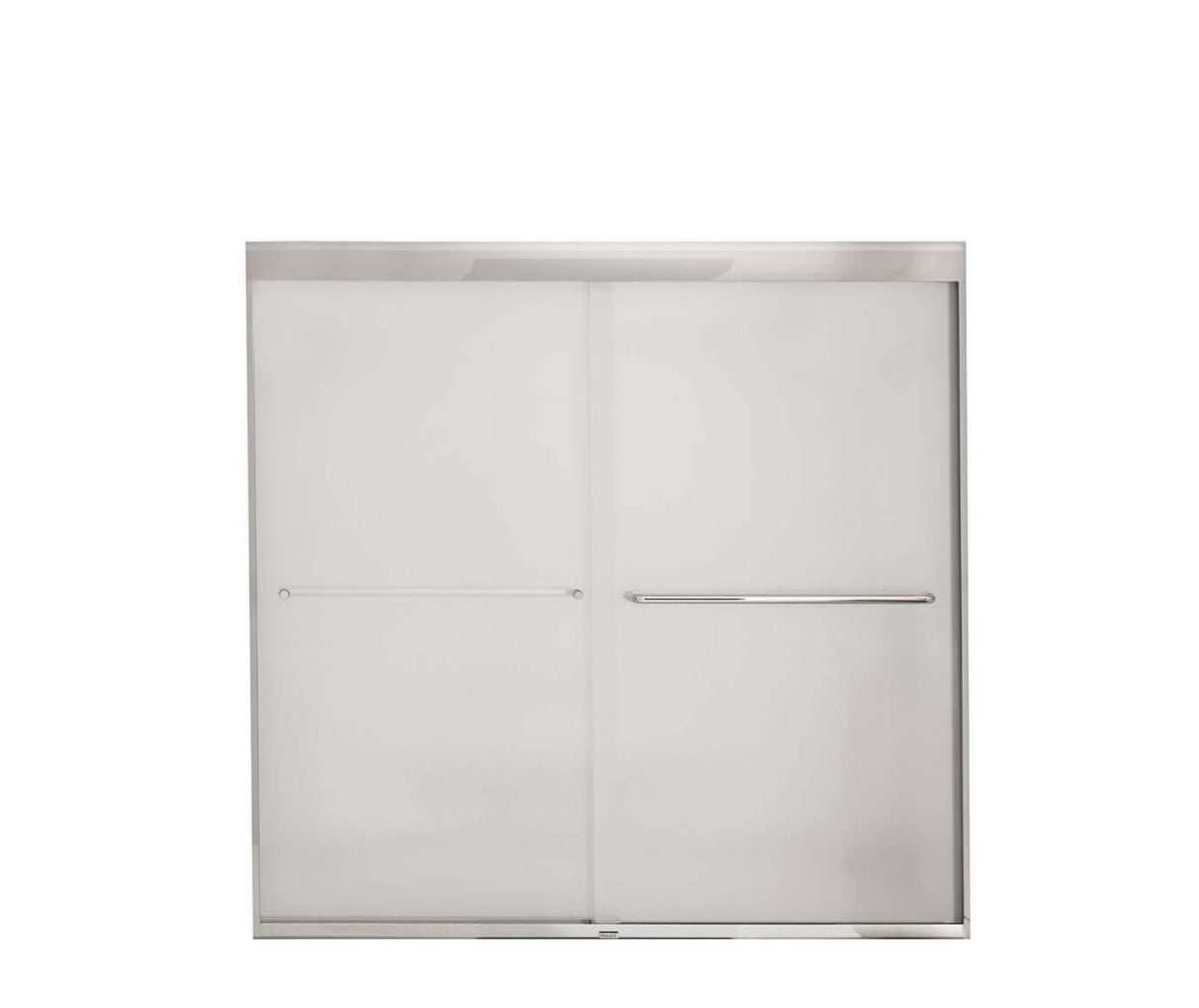 MAAX 134561-978-084-000 Kameleon 55-59 x 57 in. 6 mm Bypass Tub Door for Alcove Installation with Frosted glass in Chrome