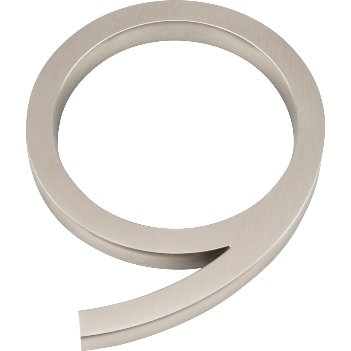 Atlas Homewares Modern Avalon #9 6 Inch Brushed Nickel