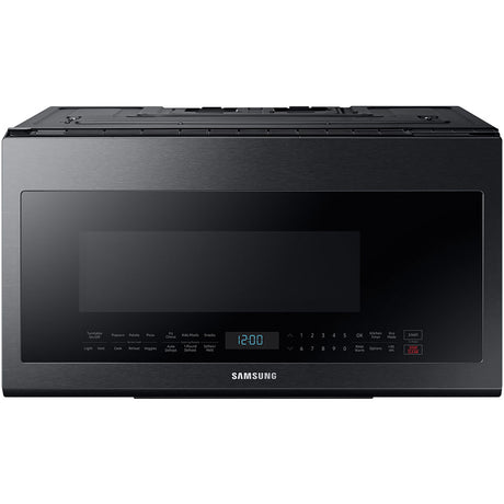Samsung ME21M706BAG 2.1 CF Over-the-Range Microwave, Sensor Cook, Bottom Controls