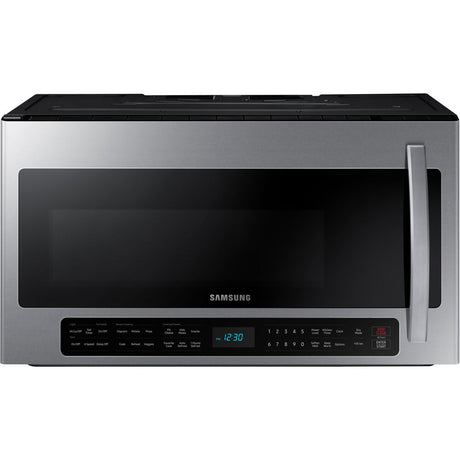 Samsung ME21R7051SS 2.1 CF Over-the-Range Microwave, Sensor Cook, Bottom Controls