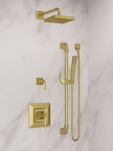 Pfister Brushed Gold Park Avenue 1-handle Shower, Trim Only