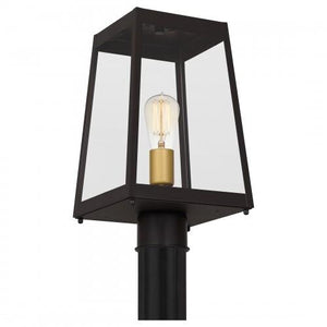 Quoizel AMBL9008WT Amberly Grove Outdoor post 1 light western bronze Outdoor