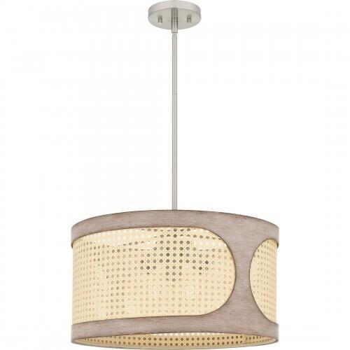Quoizel SYA2818BN Syrah Pendant 3 lights brushed nickel Pendant