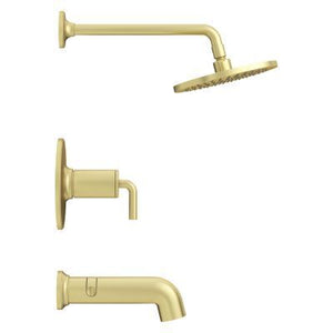 Pfister Brushed Gold 1-handle Tub & Shower Trim LG89-8TNTBG