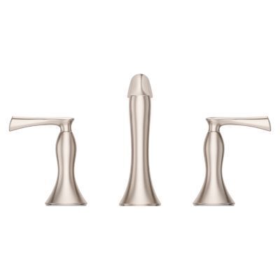 Pfister Brushed Nickel 2-handle 8" Widespread Bathroom Faucet LG49-RH3K