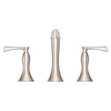 Rhen Widespread Lavatory Faucet in Brushed Nickel