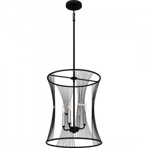 Quoizel LEI2816MBK Leiland Pendant 4 lights matte black. Pendant