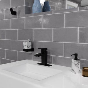 Pfister Black Kenzo Single Control Bath Faucet LG42-DF1B