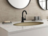 Tenet Single Control 4" Centerset Bathroom Faucet in Matte Black