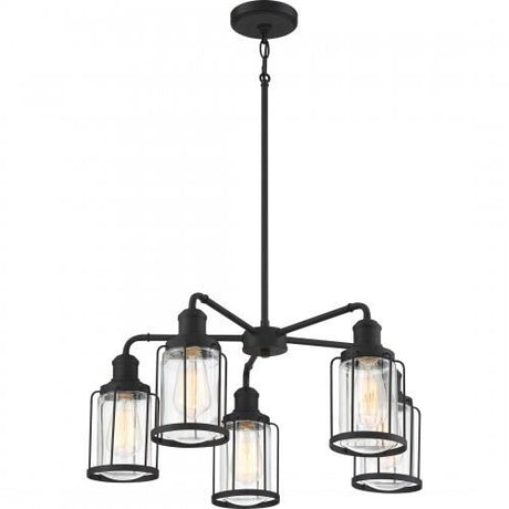 Quoizel LUD5026EK Ludlow Chandelier 5 light earth black Chandelier