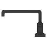 Verve 2-Handle Deck Mounted Roman Tub Trim without Handles in Matte Black