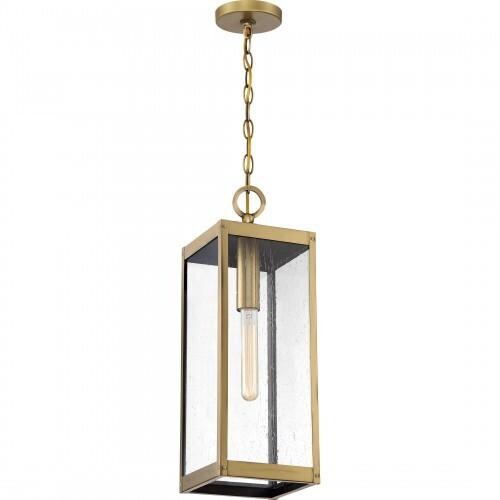 Quoizel WVR1907A Westover Outdoor hanging 1 light antique brass Outdoor Lantern