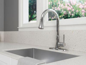 Pfister Polished Chrome 1-handle Pull-down Kitchen Faucet G529-PF2C