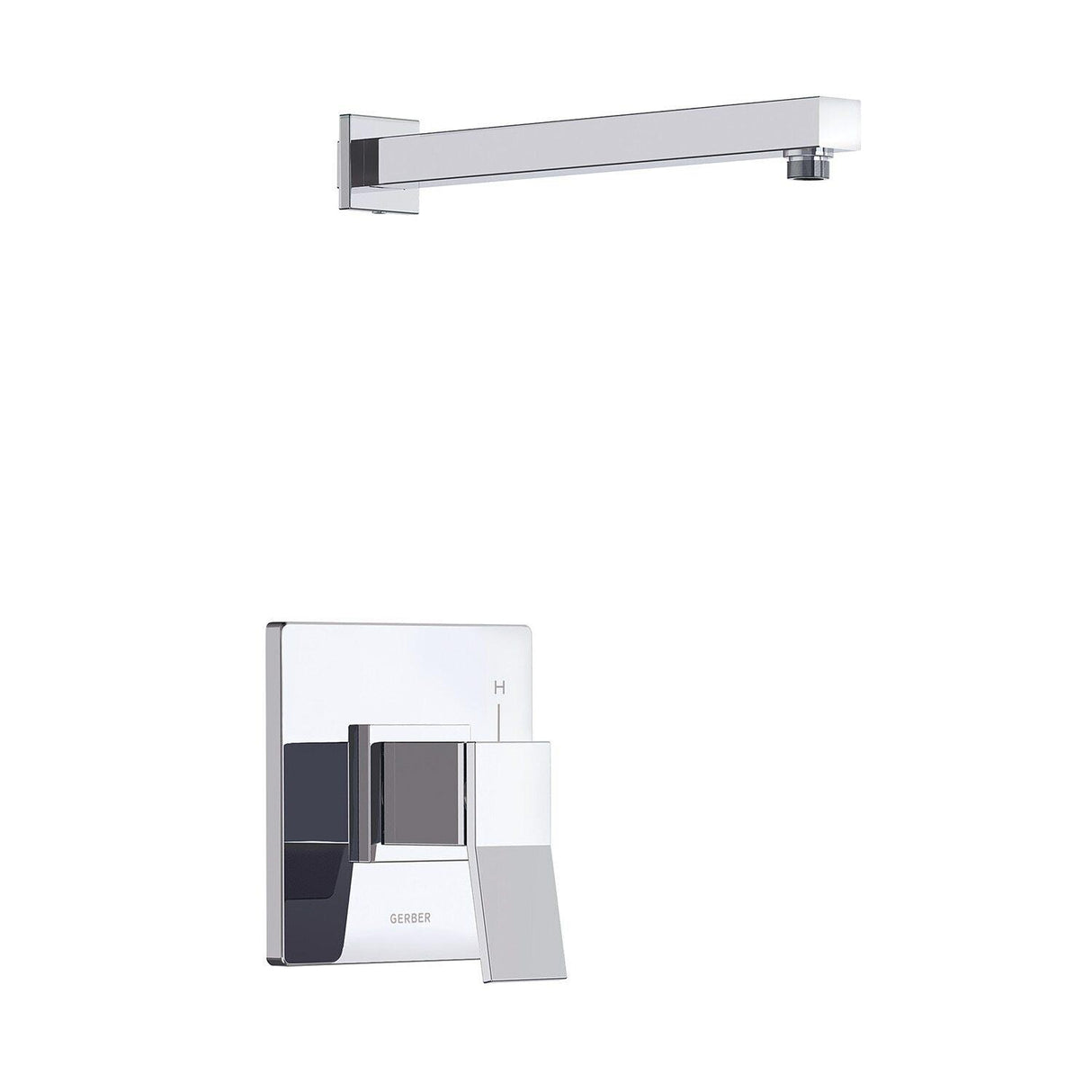 Gerber D500519LSBNTC Brushed Nickel Avian Shower-only Trim Kit, Without Showerhead