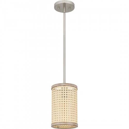 Quoizel SYA1506BN Syrah Mini pendant 1 light brushed nickel Mini Pendant