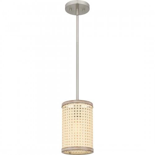 Quoizel SYA1506BN Syrah Mini pendant 1 light brushed nickel Mini Pendant