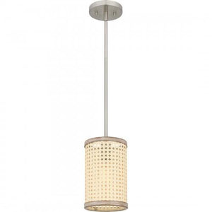 Quoizel SYA1506BN Syrah Mini pendant 1 light brushed nickel Mini Pendant