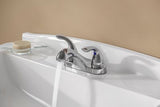 Pfirst Series 2-Handle 4" Centerset Bathroom Faucet in Polished Chrome